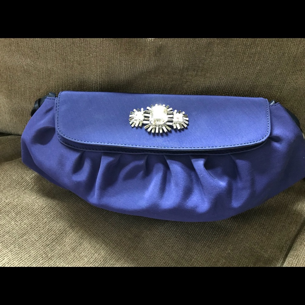 Purplish Blue Jimmy Choo Evening Bag